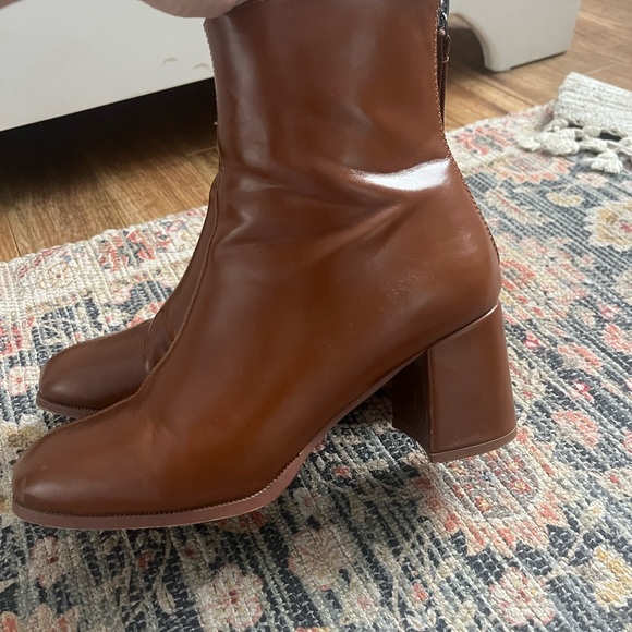 Vera Moda Tan women’s ankle boot - Picture 7 of 8